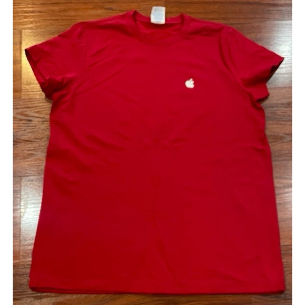 PORT & COMPANY APPLE TEE SZ MEDIUM
